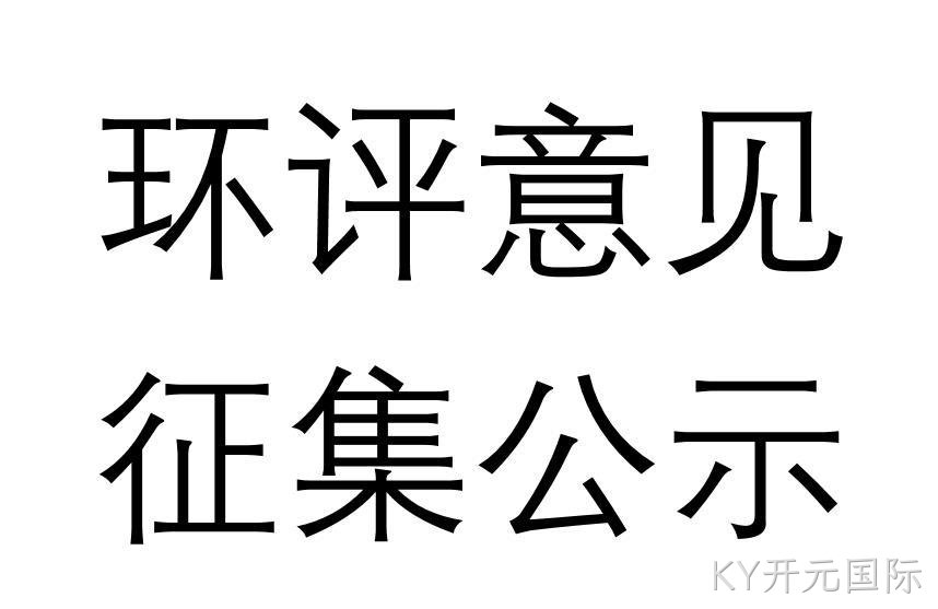 大连KY开元国际光电子材料有限公司系列集成电路用高纯气体产业化项目环境影响评价报告书报批稿公示